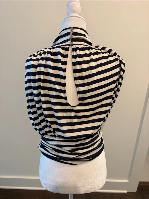 New With Tags Anthropologie Maeve Petite Striped Tee Sz MP - Image 6