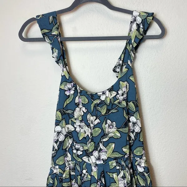 NWT Free People‎ Floral Slip Pleated Mini Dress Size Small - Image 3