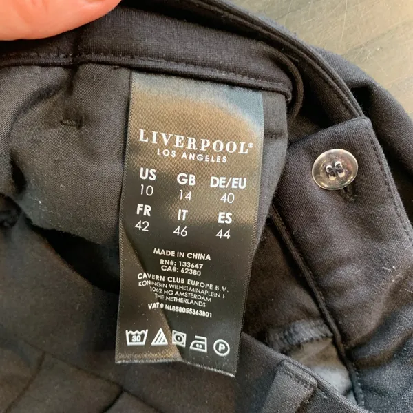 Liverpool Los Angeles Black‎ Ankle Trousers Slim Fit Stretch Pants 10/30 Office - Image 4