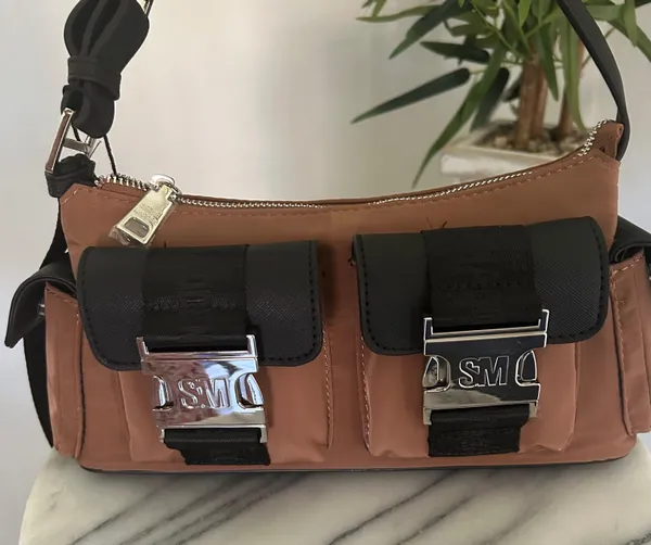 Steve Madden Black / natural Bshift bag purse - Image 2