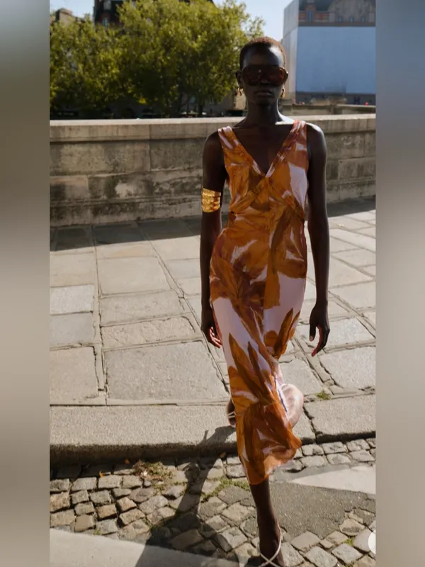 Zara multicolor midi‎ dress - Image 3