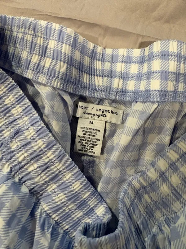 Gingham boxers Blue Size M - Image 2