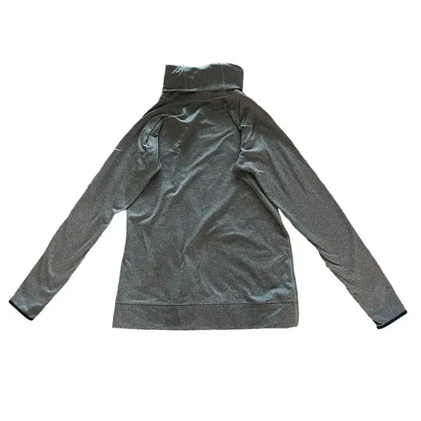 Nike Pro Hyperwarm Women’s Large DRI-FIT Mock Neck Long‎ Sleeve Gray Top - Image 5