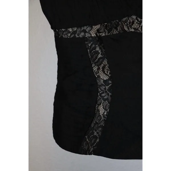 Bebe sleeveless ruched blouse - Image 6