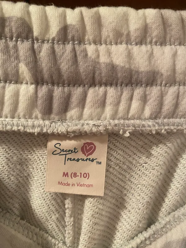 Secret Treasures White Camo Sweatpants - Image 3