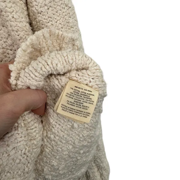 Moth Anthropologie Juliette Cream Turtleneck Chunky Knit Sweater Womens‎ XS - Image 5