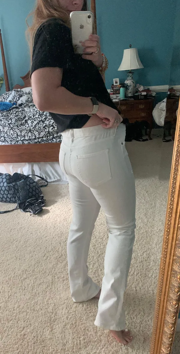 Gap White Boot Cut Jeans - Image 2