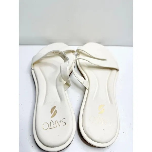 Sarto by Franco Sarto Sandals Womens Size 8.5 Leather Gwyneth Slip On‎ Shoes - Image 6
