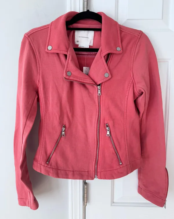 Anthropologie The Sage Knit Moto Jacket, Size S - Image 9