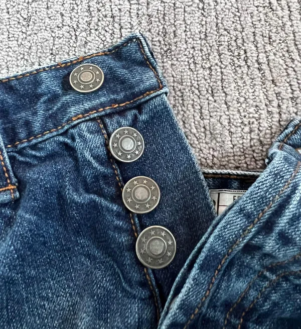 Free People Loving Good Vibrations Cutoff Jean Shorts️ - Image 3