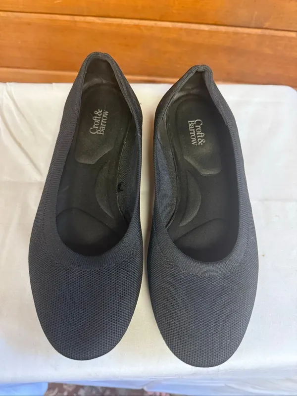 Croft & Barrow Sonya Comfort Knit Women's Ballet Flats black size 8 - Image 6