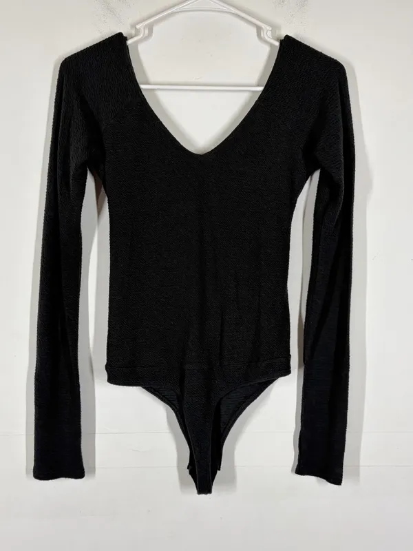 Skin Nora Faux Wrap Textured Bodysuit Size 1 / Small - Image 7