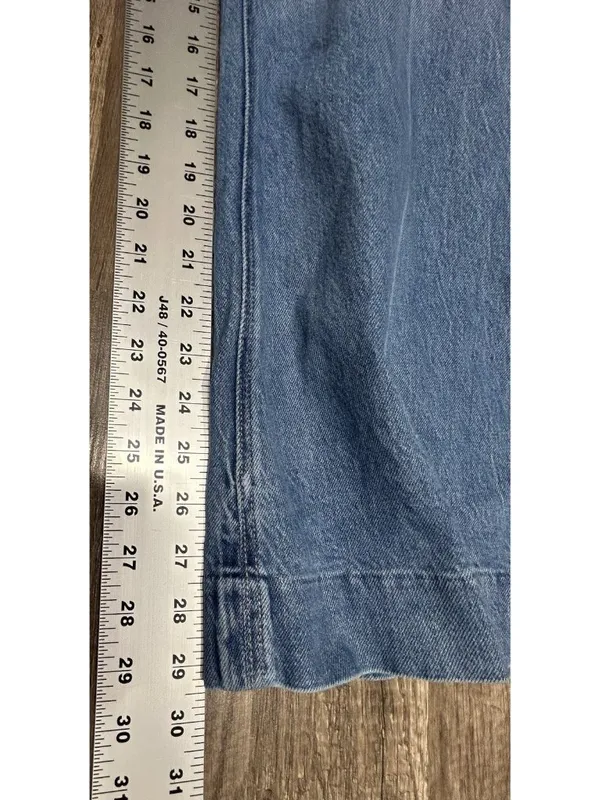 American Eagle High Rise Flare womens sz 10 medium wash denim jeans 33x29 - Image 12