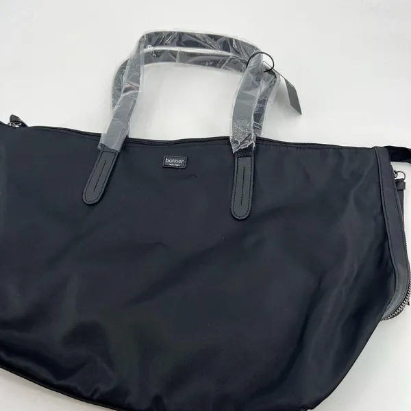 NEW Authentic Botkier black zip top tote bag tassels lightweight side tassels - Image 7