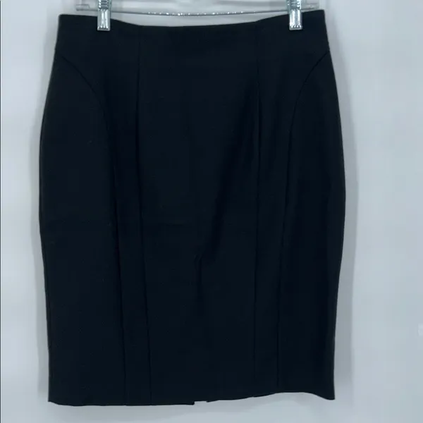 Flavio Castellani Black Pencil Skirt IT 46 Made in Italy - Image 3