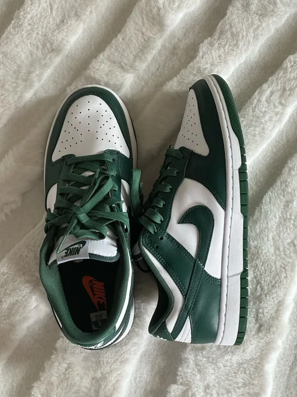 Nike Dunk Low – Michigan State Green Men Size 8 - Image 7