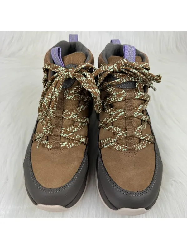 Teva Auroris Waterproof Hiking Boots Honey Brown Insulated Winter US 6 UK 4 - Image 3