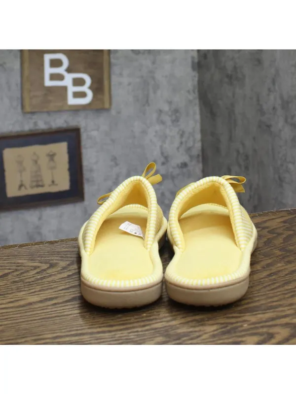 NEW Isotoner Womens Charm Pineapple Fruit Slide Slippers F9881 Yellow L (8.5-9) - Image 4
