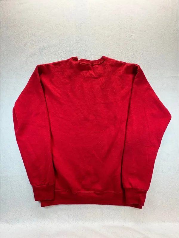 Ohio OHIO Leopard Print Red Crewneck Sweatshirt Size L - Image 5