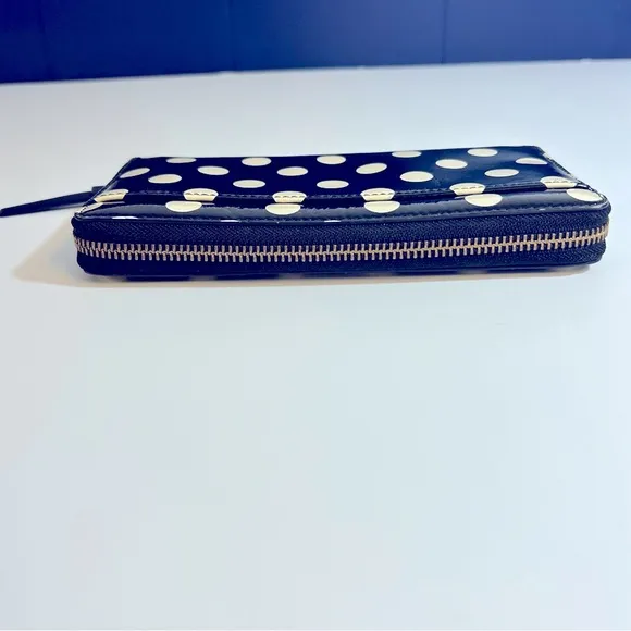 Kate‎ Spade Neda Carlisle Street Polka Dot Zip Close Wallet - Image 4