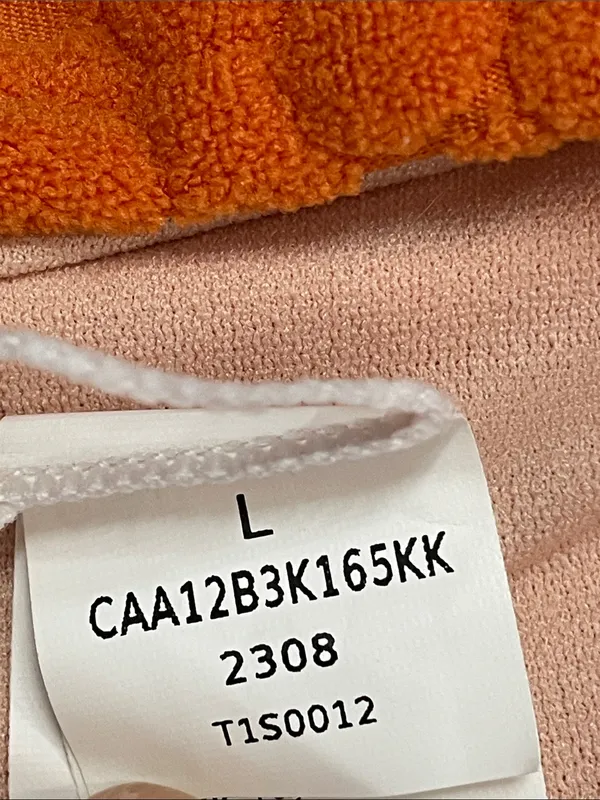 Cupshe Orange Textured Halter High-Waist Bikini - Image 5