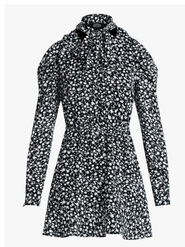 Scoop dress with tie neck size XXlarge new toy tags - Image 3