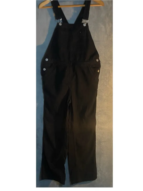 Everlane Black Cotton‎ Overalls with Adjustable Straps size 2 - Image 3