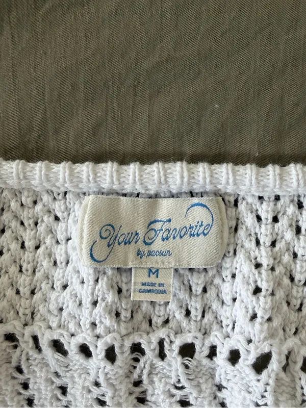 Crochet tank top cover up - Image 3