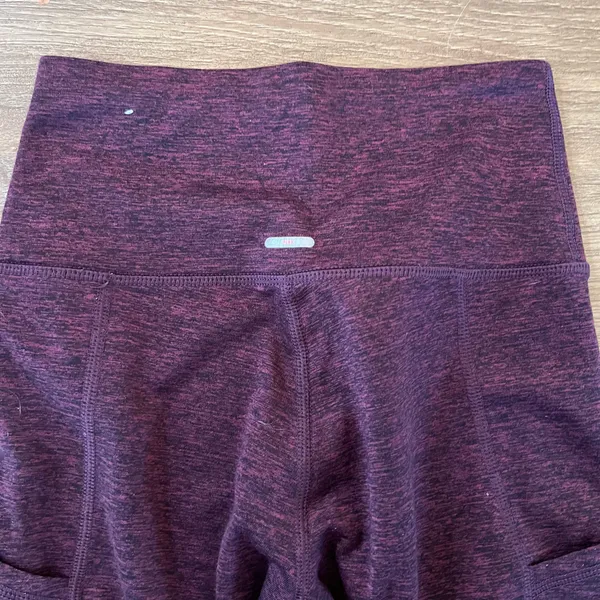 Aerie High Rise Burgundy Maroon Pocket Leggings Tights - Image 5