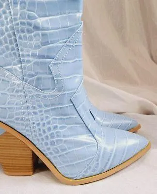 Cowgirl boots Blue Size 9.5 - Image 2