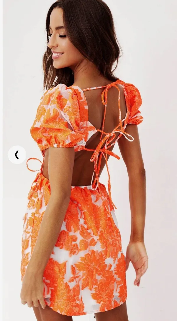 Sage And Paige Aperol Mini Dress - Image 4