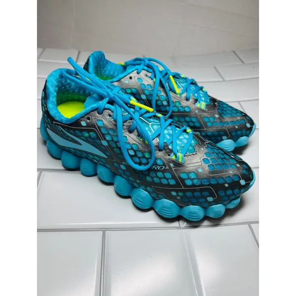 Brooks Womens Neuro Blue Running Shoes Size 5.5 B Sneakers 1202021B460‎ - Image 2