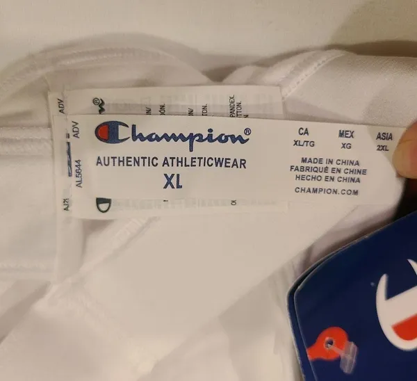Champion White Sports Bra Size XL - Image 4