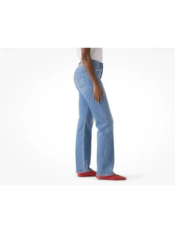 Levi’s Women 501 Size 28x28 Curve Button Closure Denim Jeans. New With Tags - Image 4