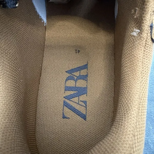 ZARA Chunky Platform Sneakers Brown Tan Size 41/ US 10 Trendy - Image 5