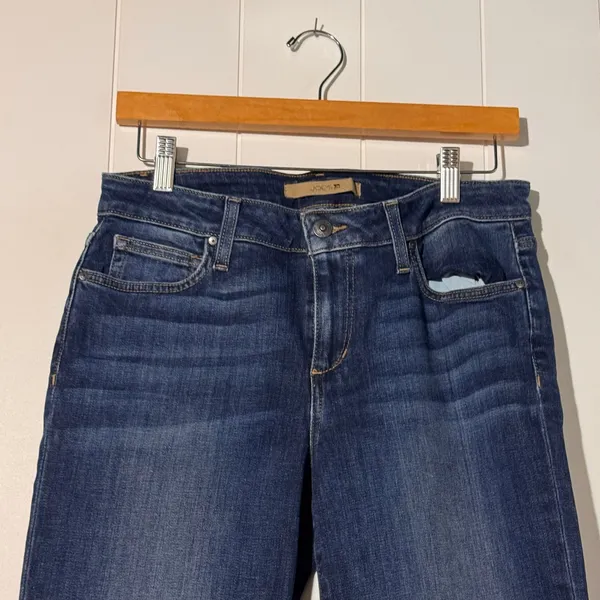 Joe's Jeans Daniella Skinny Jeans Women's 30 Blue Mid Rise Raw Hem Stretch - Image 5