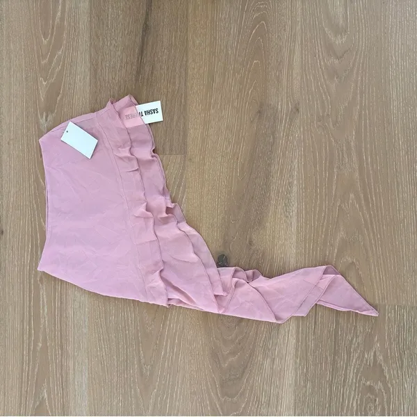 Sasha Therese Mini Skirt Rue Size XXS in Blush Pink - Image 4