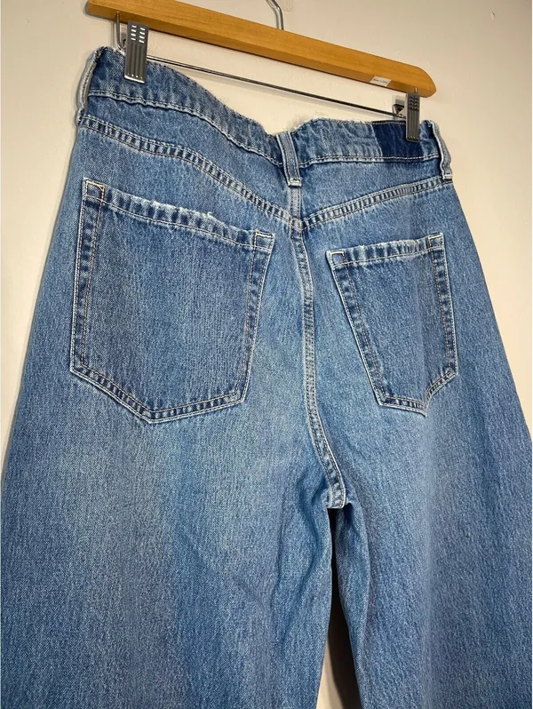 HOLLISTER Ultra High-Rise Baggy WideLeg Y2K Streetwear 8R - Image 3