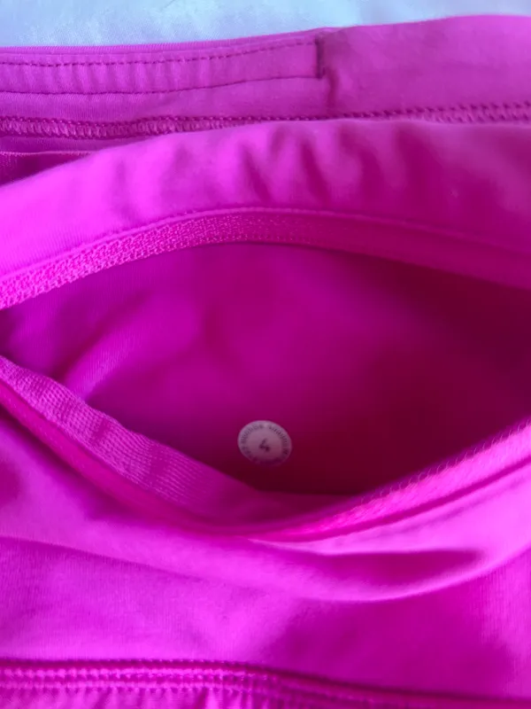 Lululemon Sonic Pink Speed Up Shorts - Image 3
