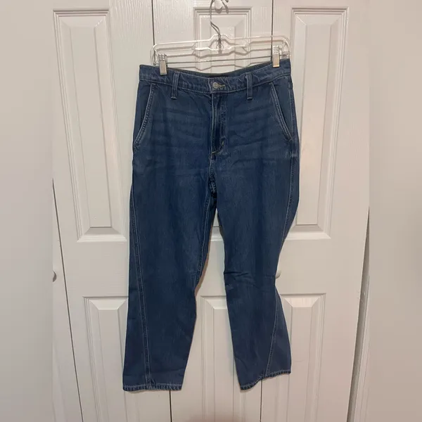 Banana Republic High-Rise Barrel Leg Jean Size 28/6 - Image 5