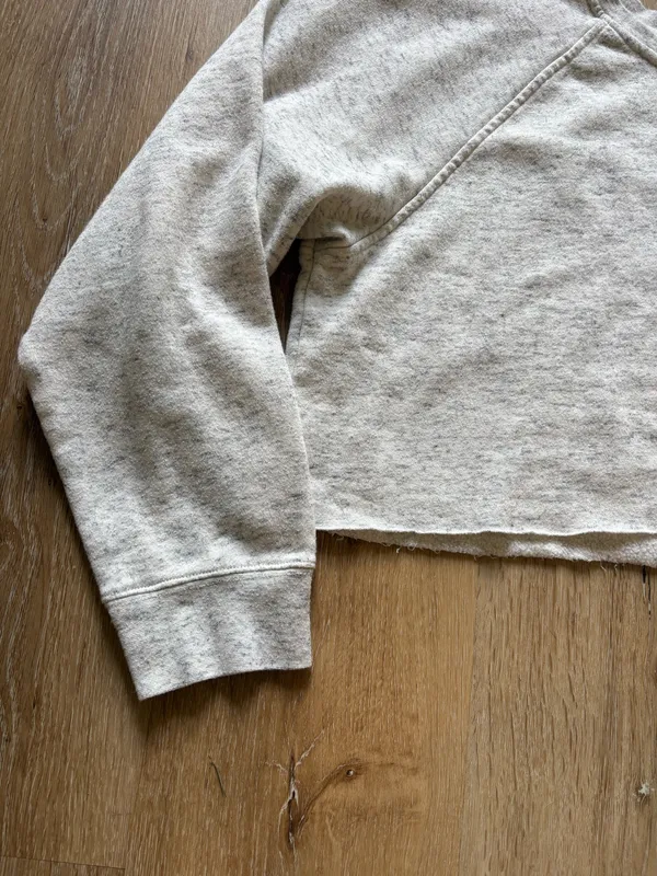 Colosseum Light Grey Cropped Crewneck Sweatshirt - Image 2