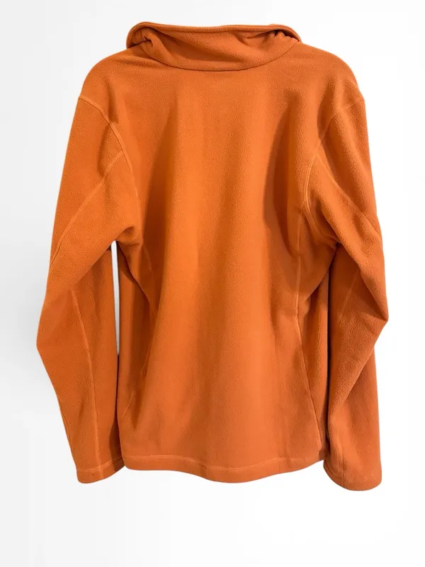 Patagonia Fleece Pullover Size L Orange 1/4 Zip Lightweight Synchilla - Image 3