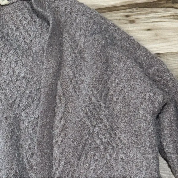 Anthropologie Moth Fuzzy Open Front Cardigan Sweater Women’s Small - Image 4