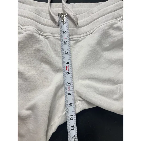 American Giant Jogger Sweatpants XS Off White Gray USA Made Drawstring Lounge - Image 13