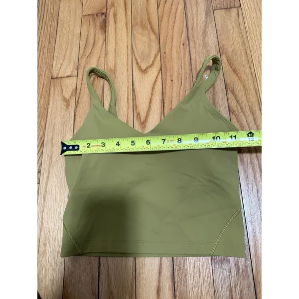 Lululemon Align Nulu‎ Tank Top Auric Gold Size 2 - Image 7