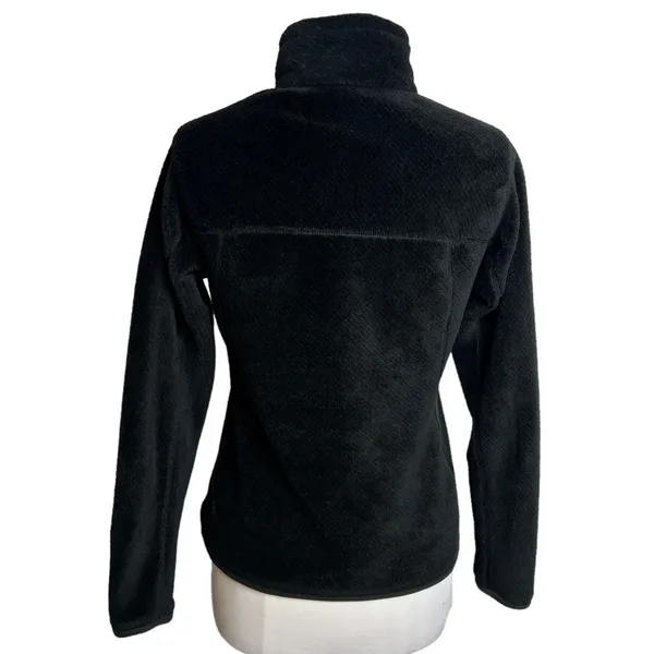 Patagonia Polartec Jacket Black Pullover Fleece‎ Casual Hiking Size Small - Image 2