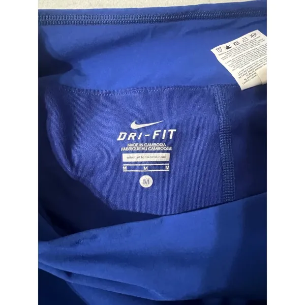 Nike Women's Golf Skort Blue White Striped Pleated Athletic Activewear Size M‎ - Image 5