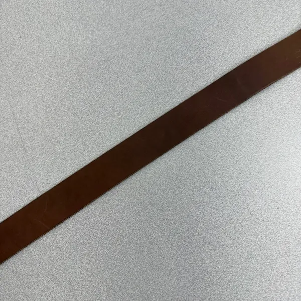 Lands' End Belt Womens XS Brown Leather Double O-Ring Buckle Casual Classic - Image 4