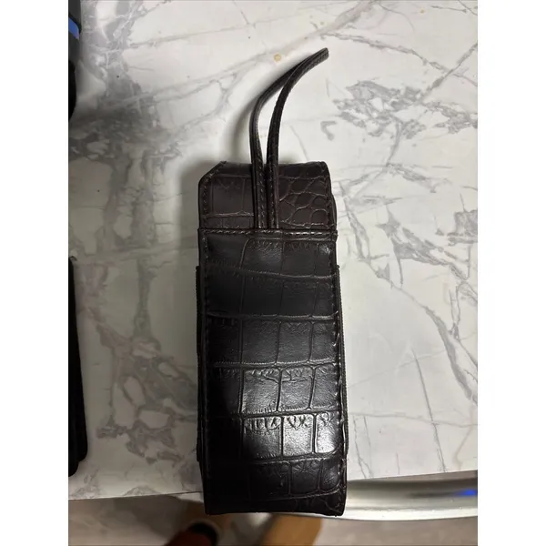 Vintage Pierre Cardin Crocodile Pattern Handled Phone Case‎ - Image 2