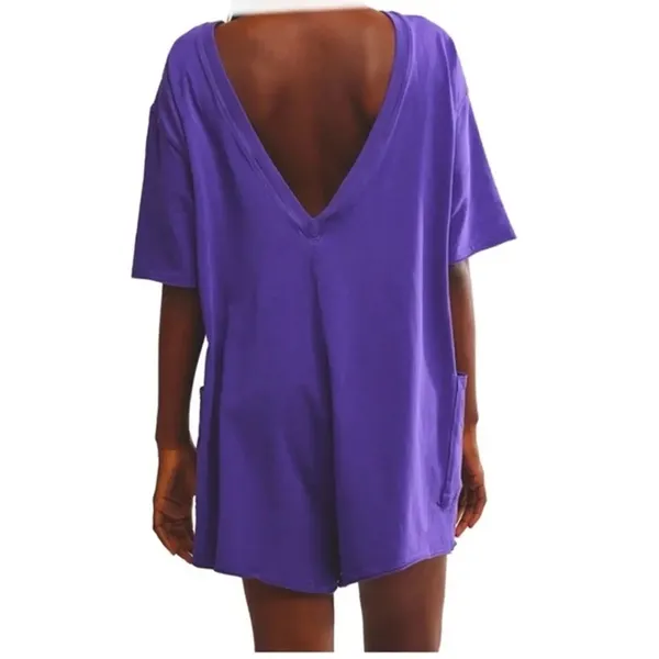 Free People Hot Shot Tee Romper - Image 4